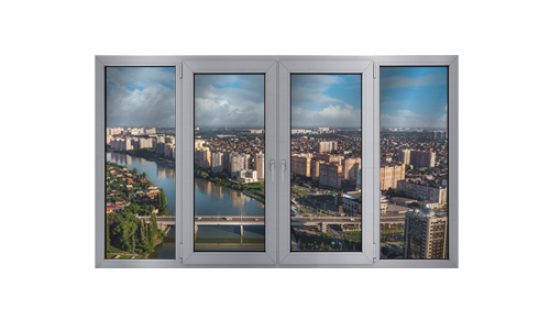 лоджия 4 алюминий