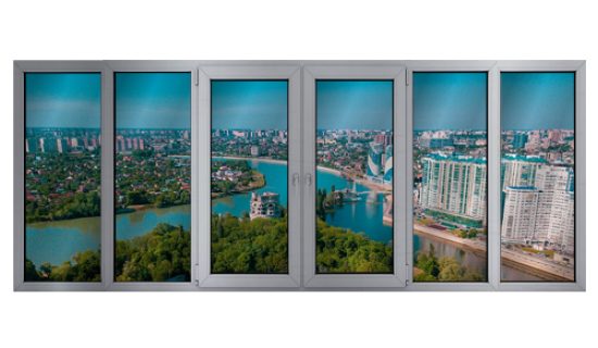 лоджия 6 алюминий